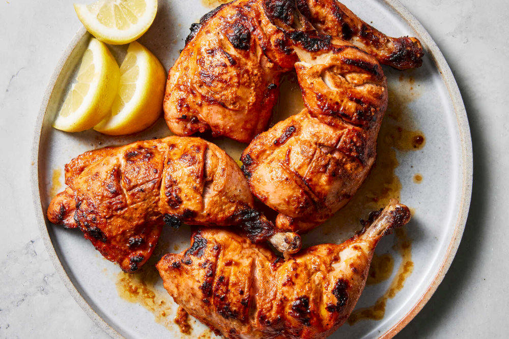 It can be served with a side of cooling mint chutney and a fresh salad for added texture and flavor